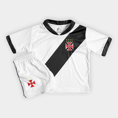 Conjunto Vasco Infantil Torcida Baby - Unissex