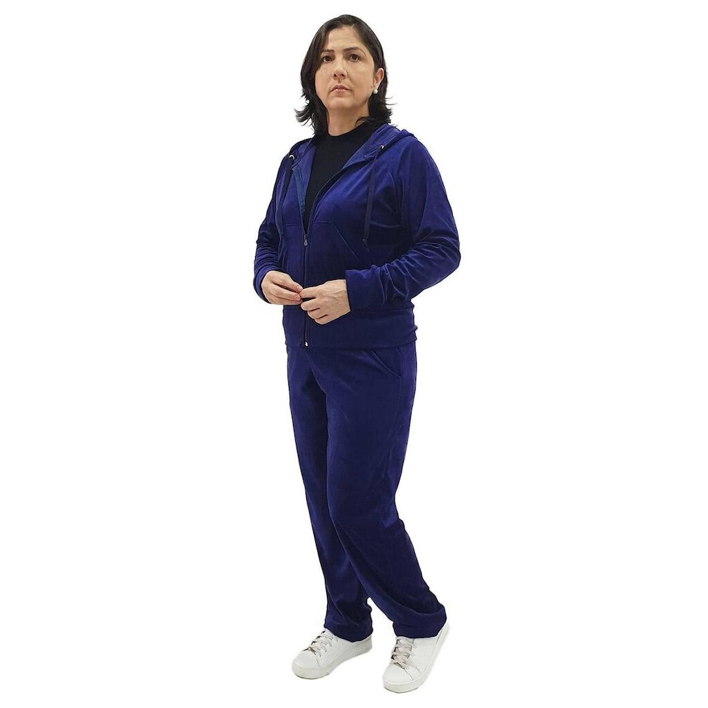 Conjunto Veludo Plush Butu Biru Extra Grande Capuz
