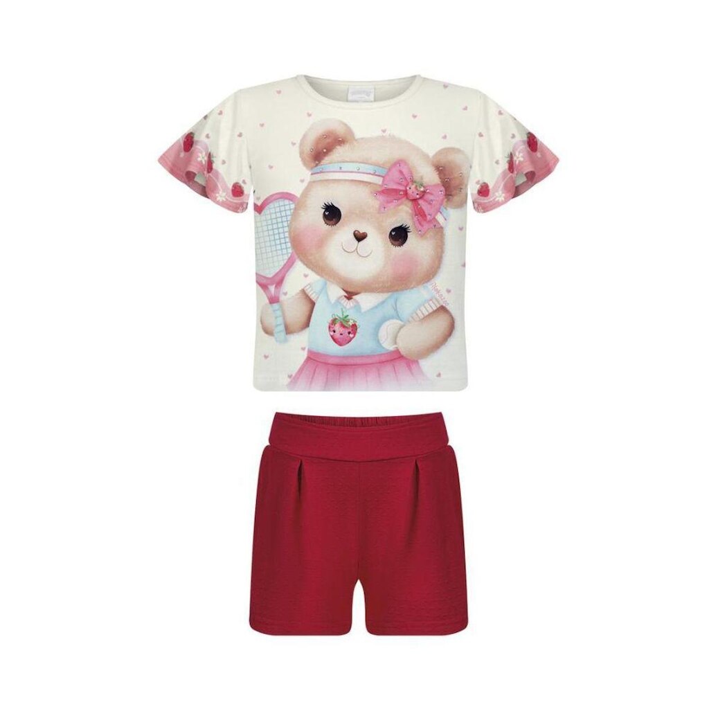 Conjunto verão infantil menina Alakazo Ref A0247