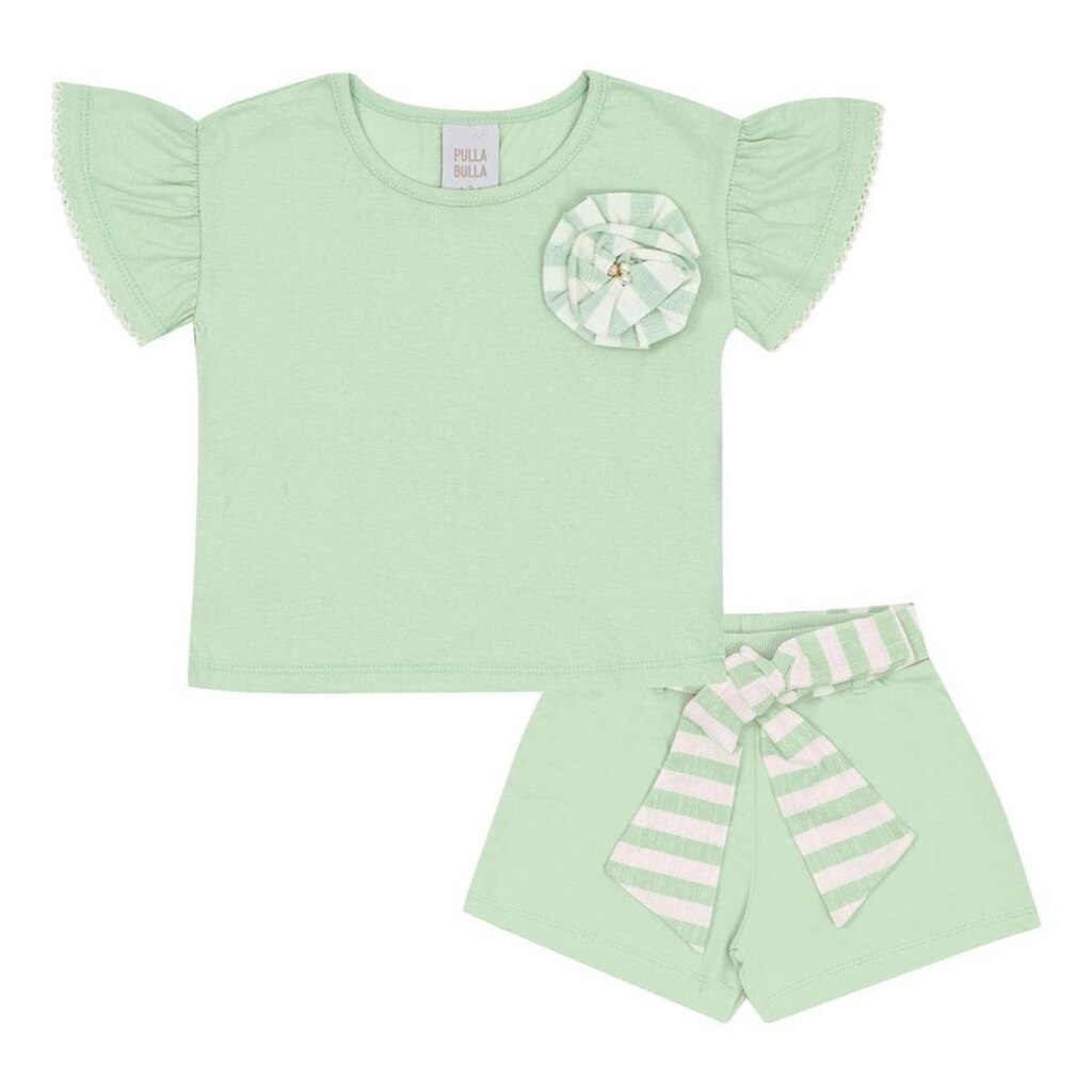 Conjunto Verde Primeiros Passos Menina - 53326-1262