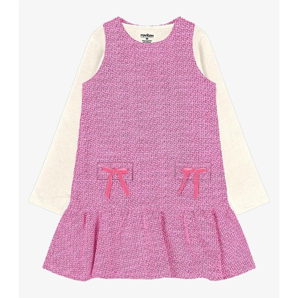 Conjunto Vestido Com Blusa Trick Nick Rosa