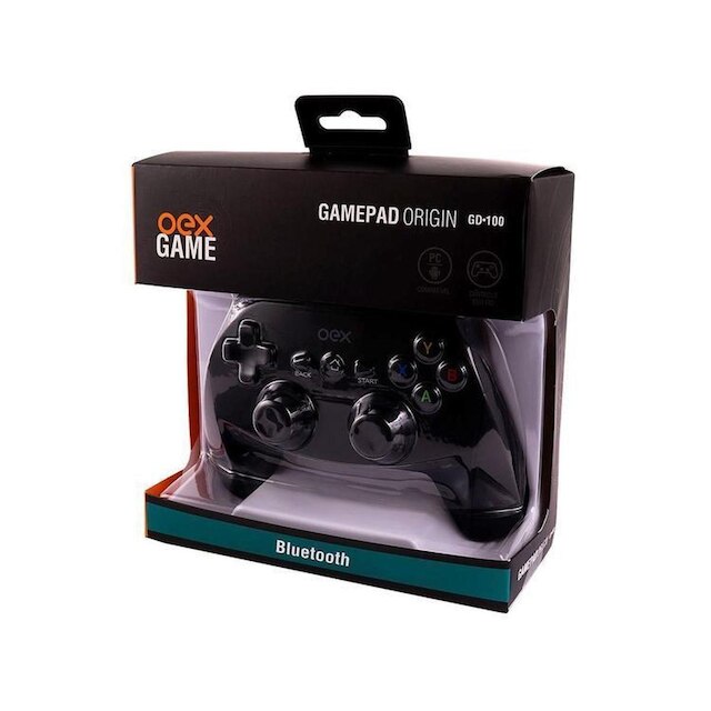 Controle Gamepad Bluetooth Android PC OEX Game GD100 Preto