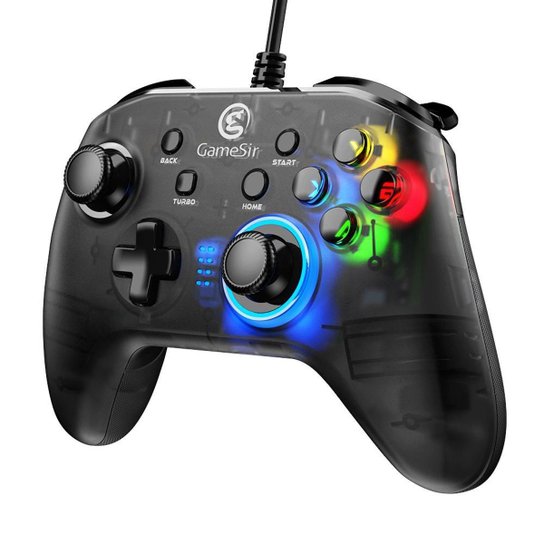 Controle Gamepad Joystik Gamesir T4w Ps3 Pc e Android - Preto Menor preço em Controle Gamepad Joystik Gamesir T4w Ps3 Pc e Android - Preto