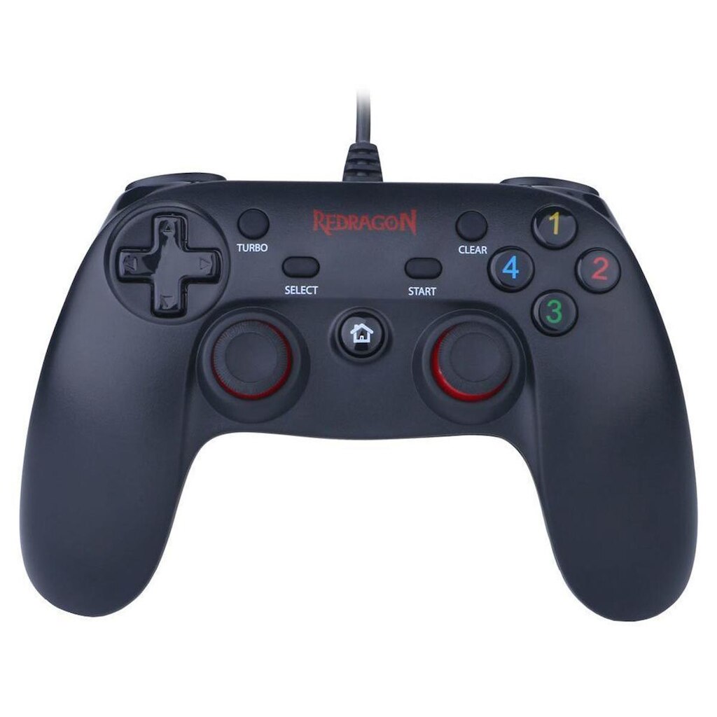 Controle Gamepad Redragon Saturn G807 para PC e PS3 - com Vibração e Modo Turbo