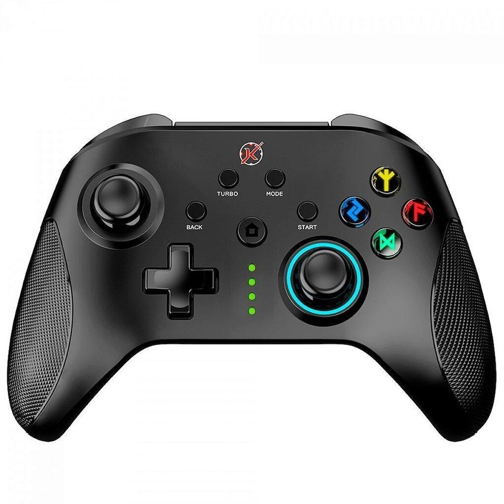 Controle Gamer Kalkan Tyr, RGB, Bluetooth, PC/Android/iOS, Preto