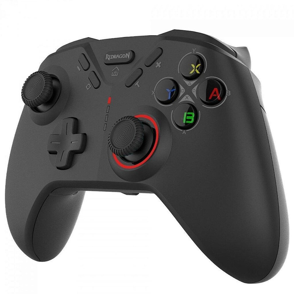 Controle Gamer Redragon Forge, Wireless, Bluetooth, Android/PC/Switch/PS3/PS4, Preto - Preto - Uniss