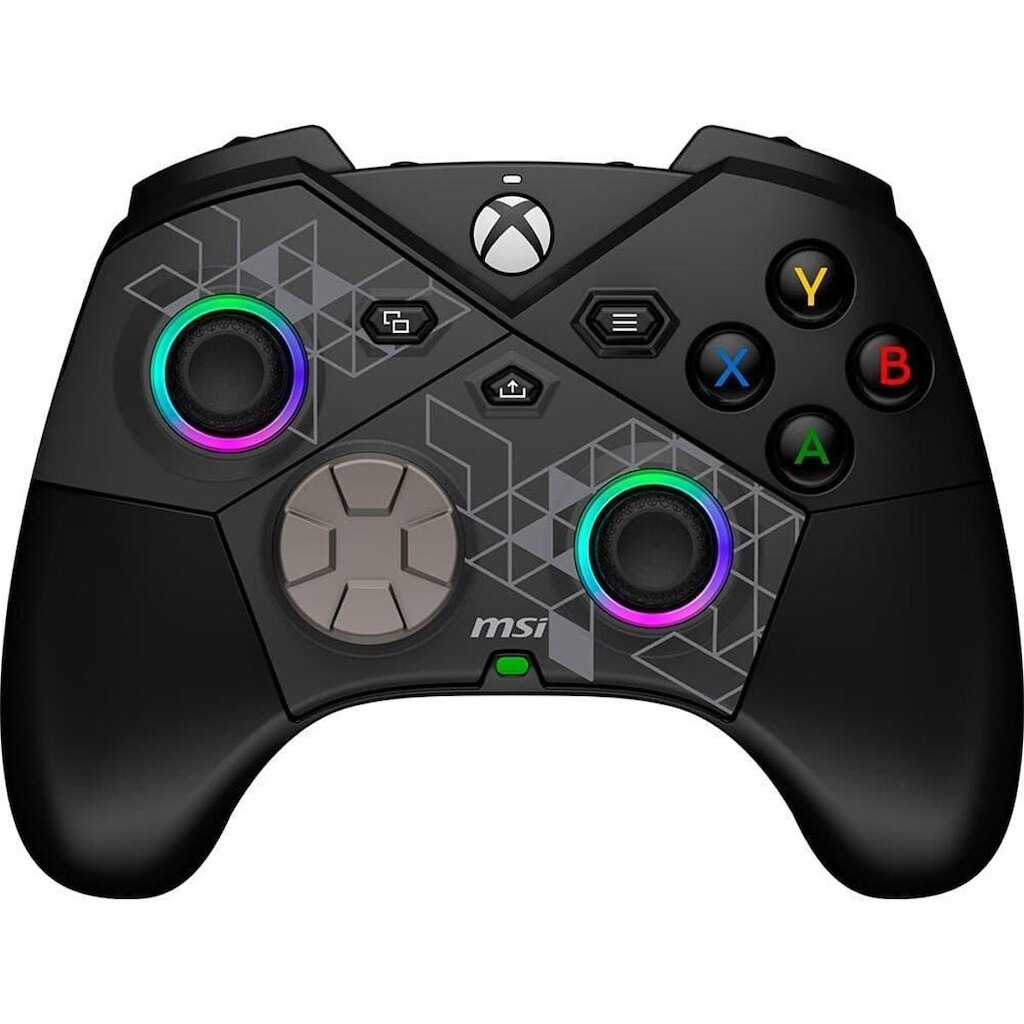Controle Gamer Sem Fio MSI Force Pro, 2.4 GHz Wireless, Bluetooth, USB 2.0 Tipo-C, PC - FORCEPROW
