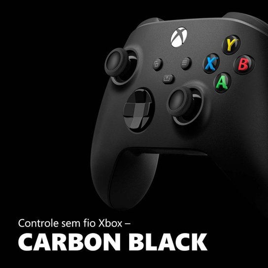 Controle para Xbox e PC sem Fio EP2-40581 Microsoft Carbon Black