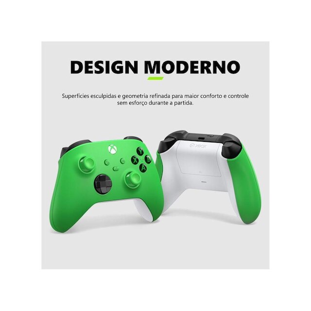Controle para Xbox sem Fio EP2-40577 Microsoft Velocity Green