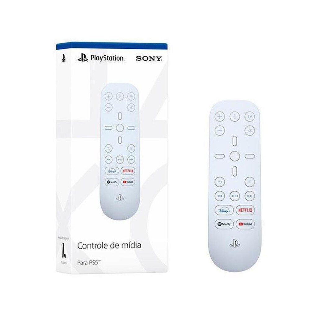 Controle Remoto para PS5 Sony Controle de Mídia