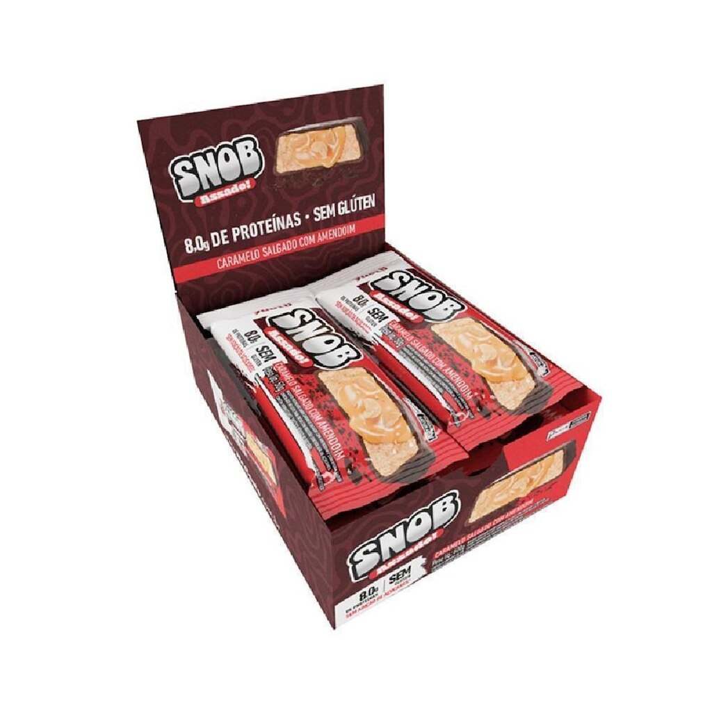Cookie Bar Snob Caramelo - 12 un.