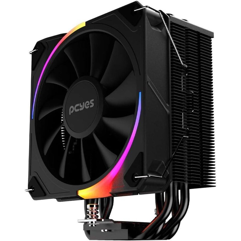 Cooler Para Processador Pcyes Frost Pulse Argb Black Vulcan - Tdp 180W - Pefpargbbv