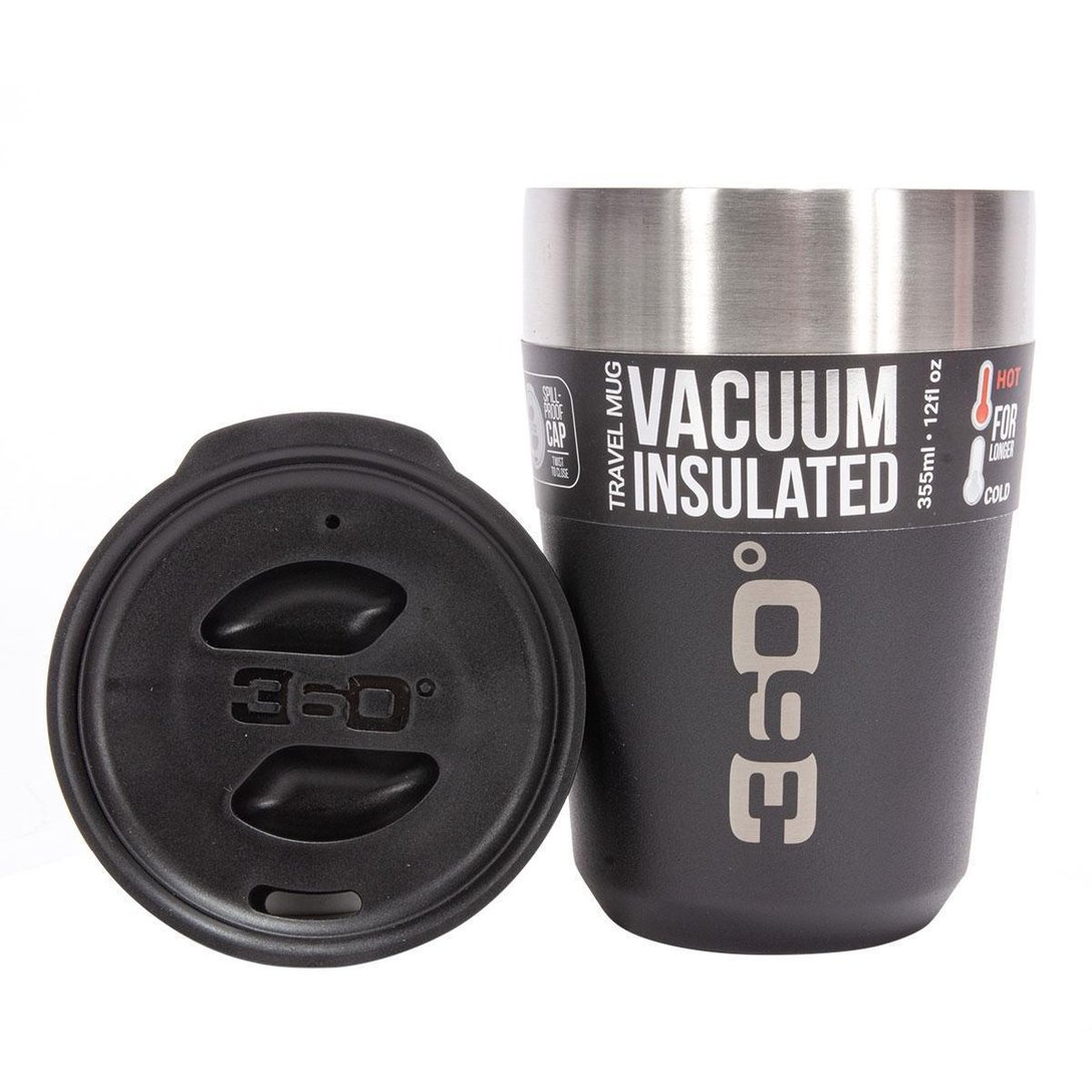 Copo Térmico 360 Sea To Summit Copo Caneca Térmica Sea To Summit 360º Degrees 335ml Travel Mug Preta