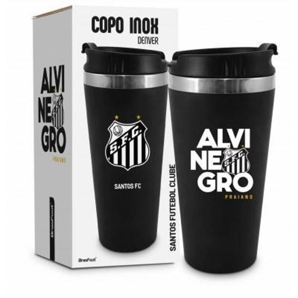 Copo Inox Emborrachado Santos
