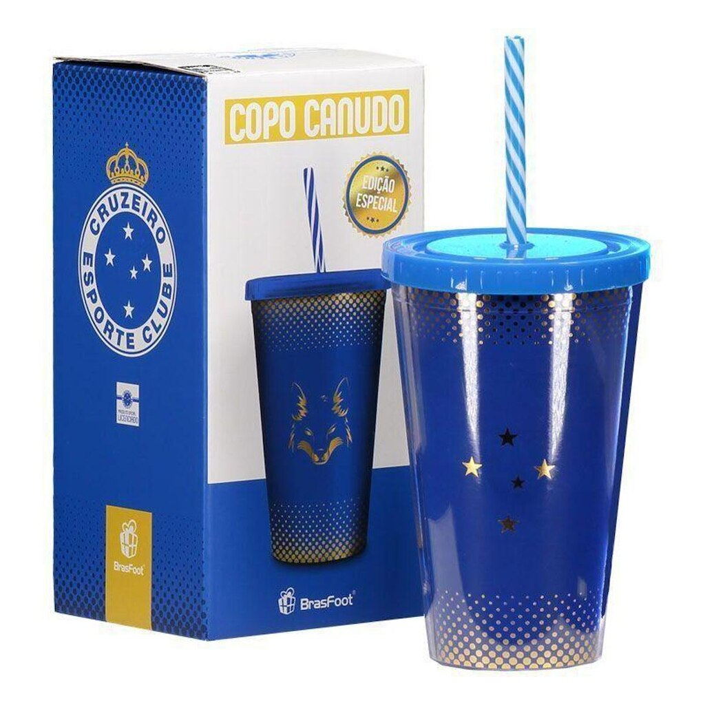 Copo Plástico Cruzeiro Ouro