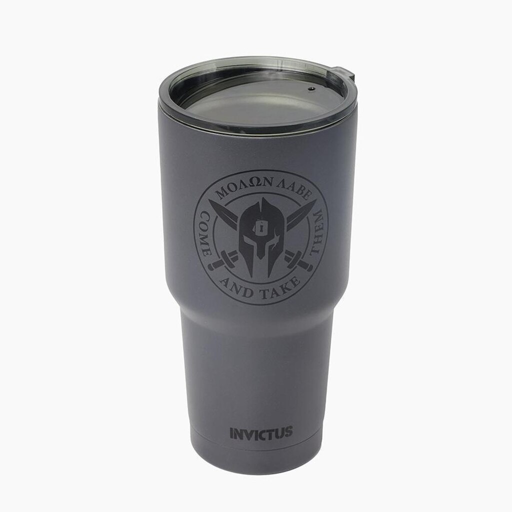 COPO TÉRMICO 850ML HONOR INVICTUS - Cinza