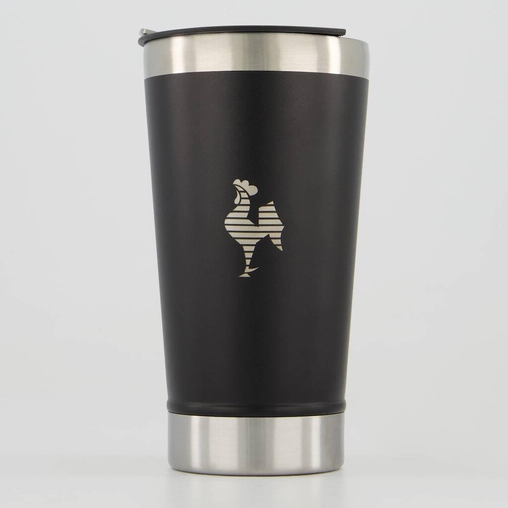 Copo Térmico Atlético Mineiro Com Abridor 473ML Preto