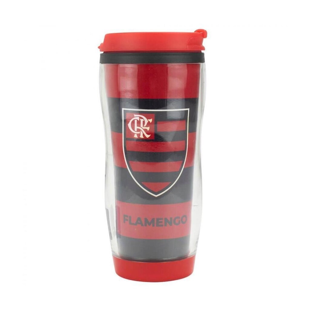 Copo Térmico Com Tampa  350ml - Flamengo