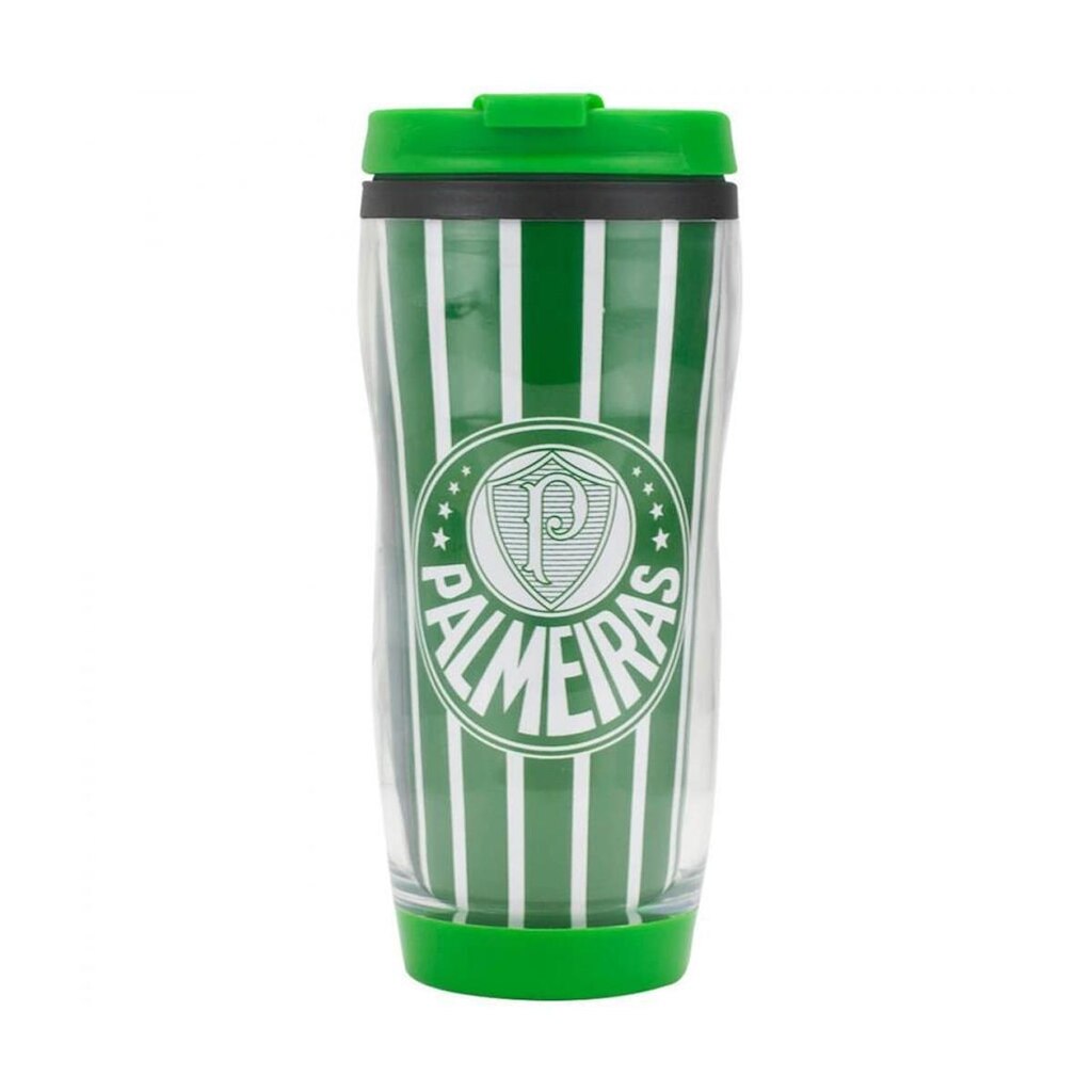 Copo Térmico Com Tampa  350ml - Palmeiras