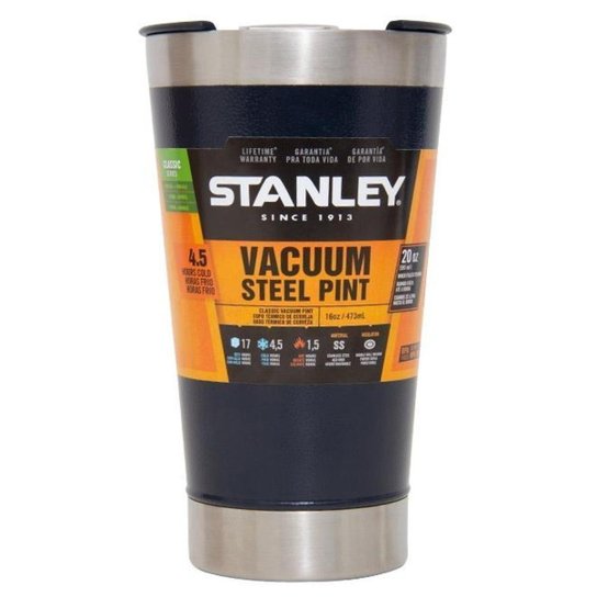 Copo Térmico Com Tampa Stanley Hammertone Navy Classic 473ml - Azul Navy é ruim? Copo Térmico Com Tampa Stanley Hammertone Navy Classic 473ml - Azul Navy é boa?