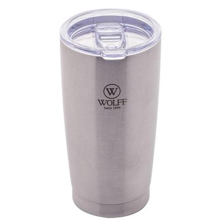 Copo Térmico com Tampa Wolff 600ml Prata