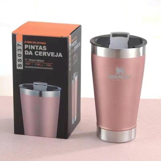 Copo Térmico de Cerveja Stanley Beer Pint 473ML - Branco é boa?