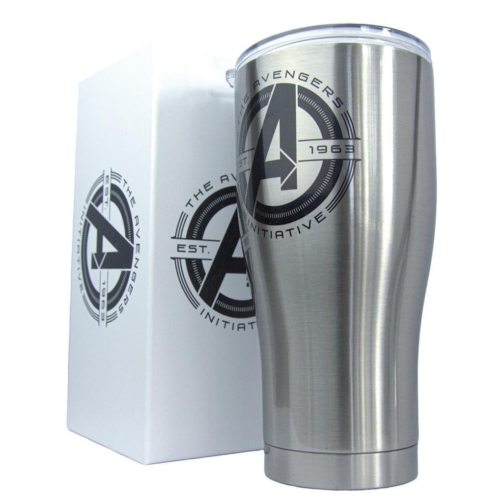 Copo Térmico Inox 900ml Vingadores Marvel