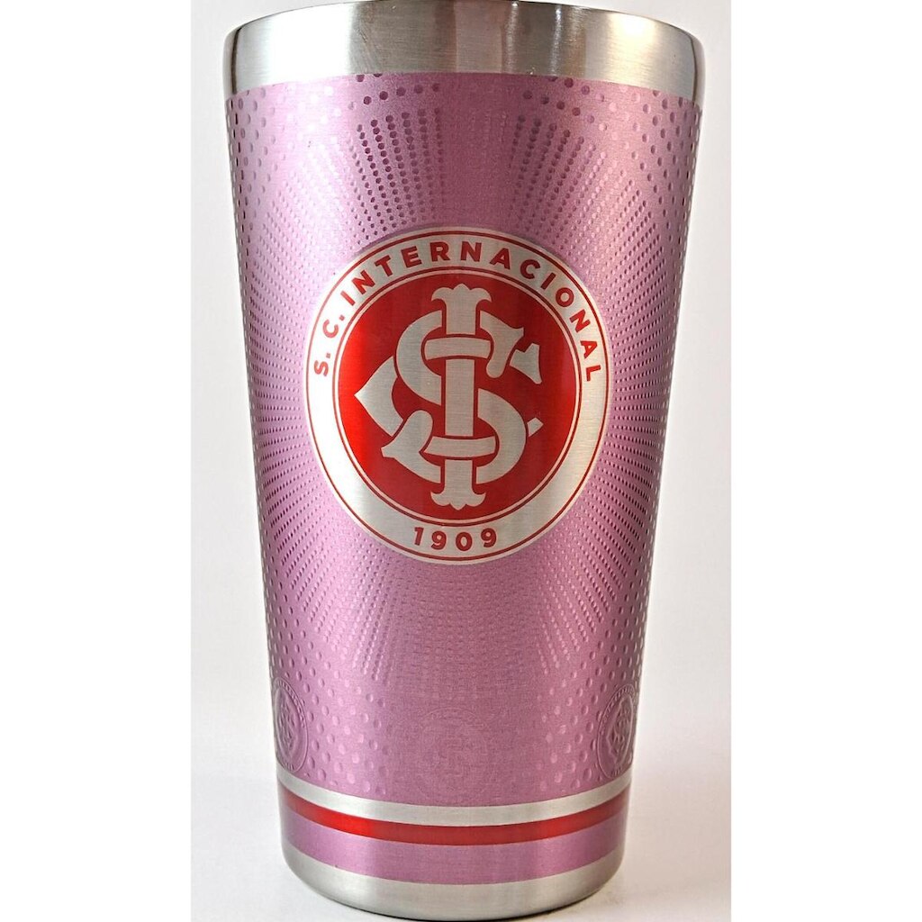 Copo térmico inox Oficial Internacional Rosa