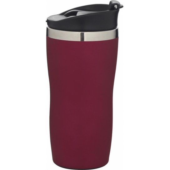Copo Térmico MOR Coffee to Go em Aço Inox 450 Ml - Vinho Menor preço em Copo Térmico MOR Coffee to Go em Aço Inox 450 Ml - Vinho