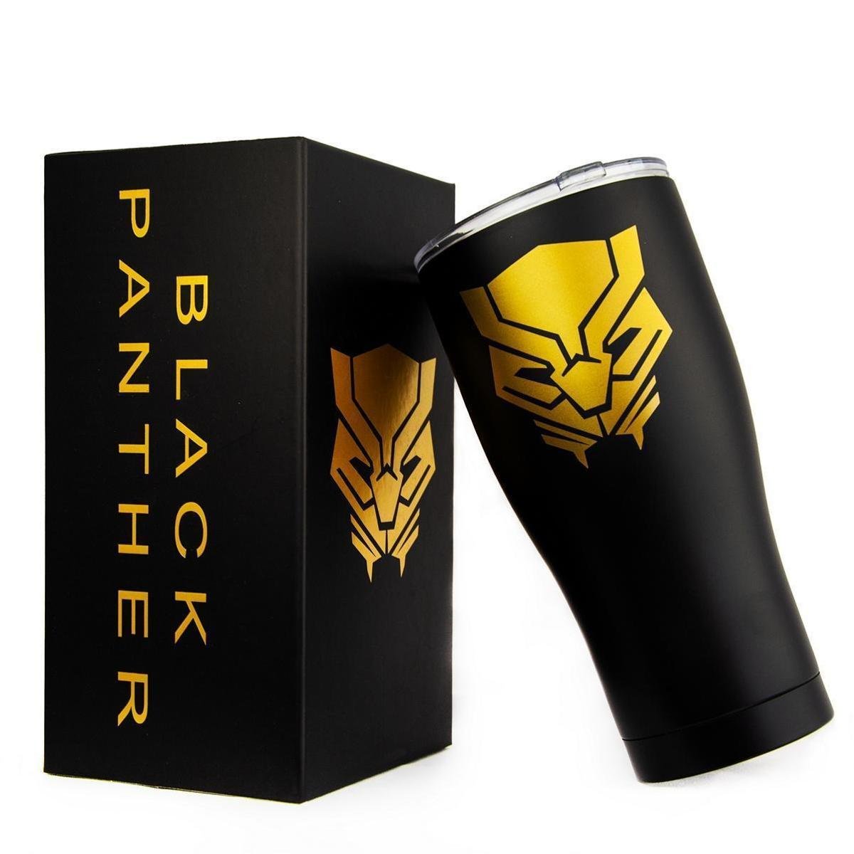 Copo Térmico Pantera Negra Inox 900ml Oficial Marvel Menor preço em Copo Térmico Pantera Negra Inox 900ml Oficial Marvel