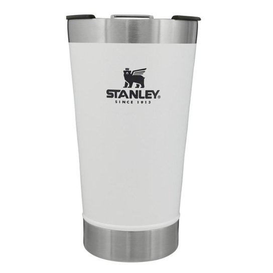 Copo Térmico Stanley 473ml Branco - Branco Menor preço em Copo Térmico Stanley 473ml Branco - Branco