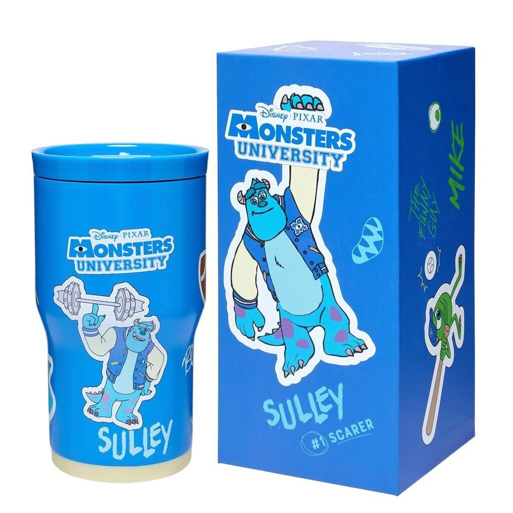 Copo Térmico Sulley Monstros S.A 532ML Inox com Canudo - Bebidas Quentes/Fria