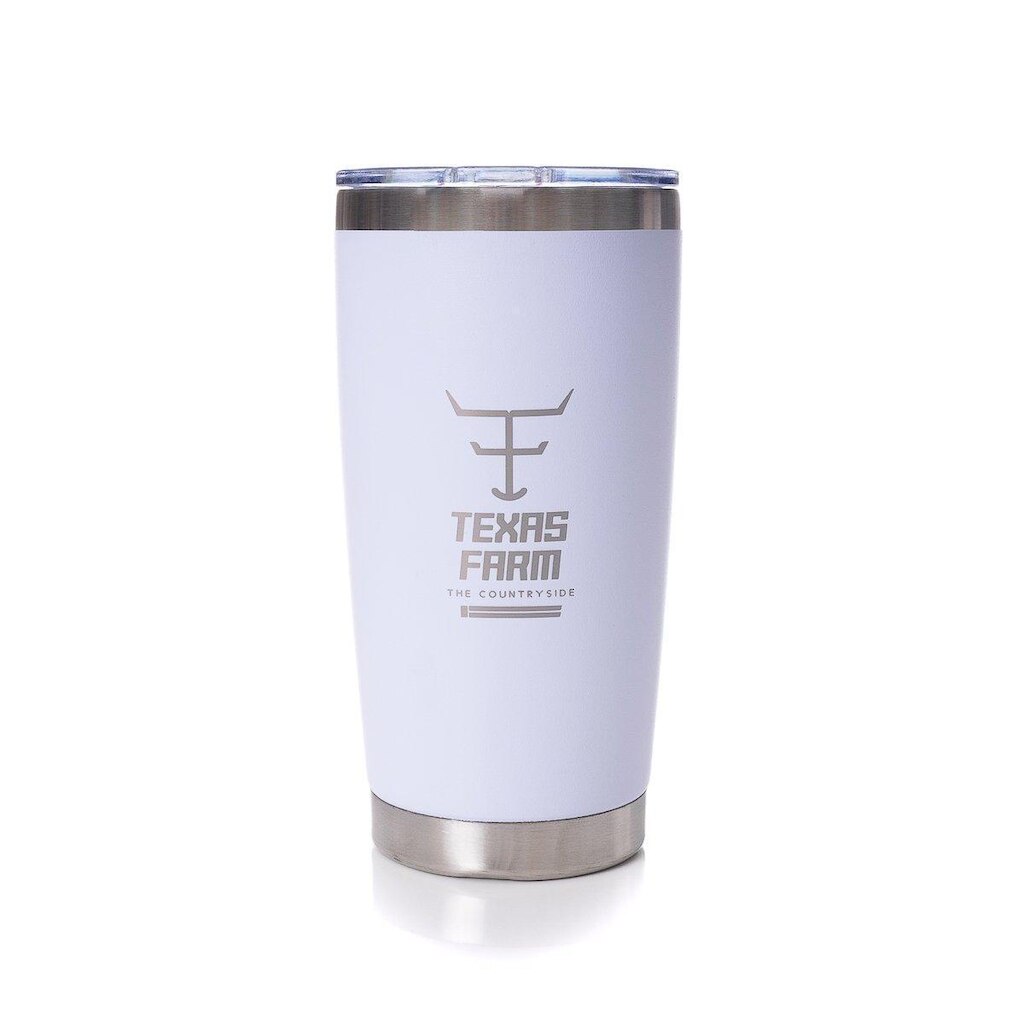 COPO TÉRMICO TEXAS FARM ACRÍLICO - CTE001 - BRANCO ÚNICO