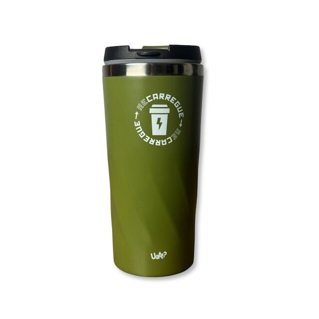 Copo Térmico Torcido Recarregue Garrafa 450ml quente e frio