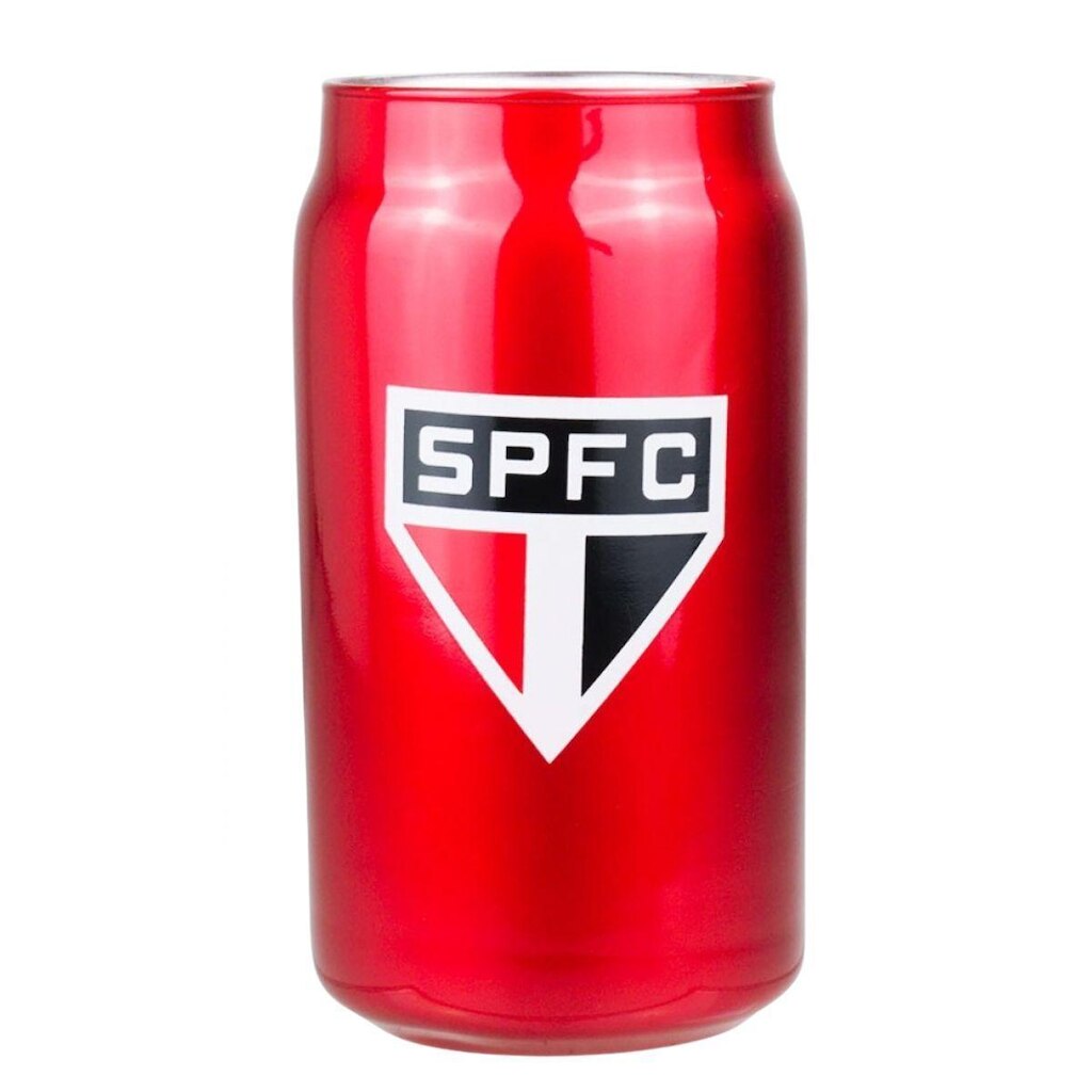 Copo Vidro 450ml Vermelho São Paulo