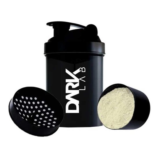 Coqueteleira 2 Doses Shaker- Academia 500ml Dark Lab Menor preço em Coqueteleira 2 Doses Shaker- Academia 500ml Dark Lab