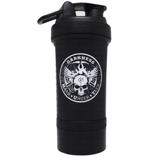 Coqueteleira 3 Doses 450ML Darkness Integralmédica - Preto Menor preço em Coqueteleira 3 Doses 450ML Darkness Integralmédica - Preto