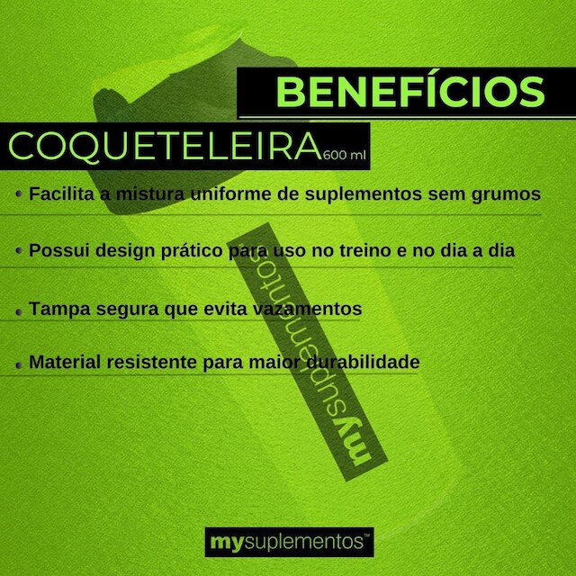 Coqueteleira 600ml – My Suplementos