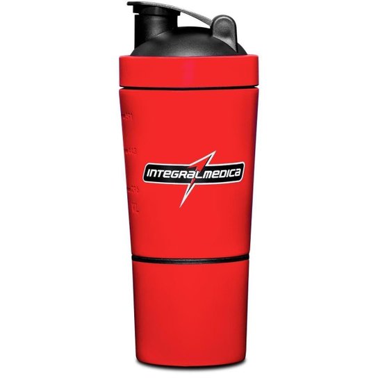 Coqueteleira Alumínio 2 doses - Integralmedica - Vermelho Menor preço em Coqueteleira Alumínio 2 doses - Integralmedica - Vermelho