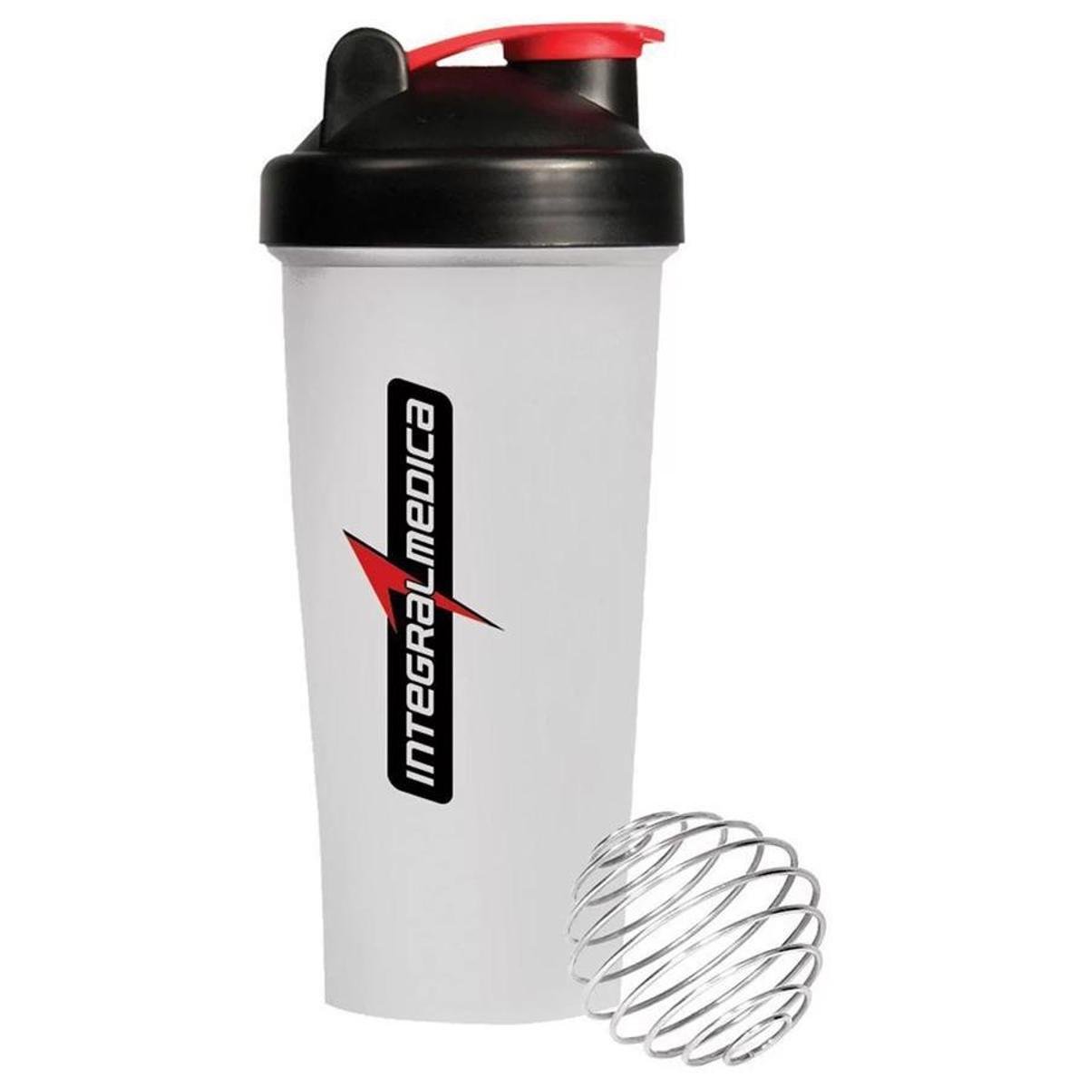 Coqueteleira Blender 600ml com Mola Integralmédica - Branco Menor preço em Coqueteleira Blender 600ml com Mola Integralmédica - Branco