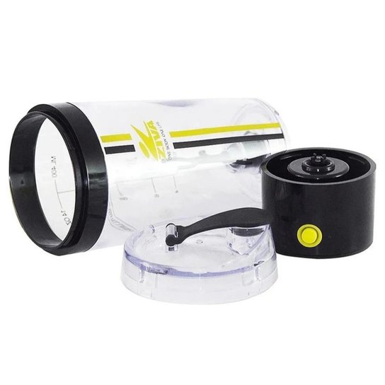 Coqueteleira Eletrica Shaker Storm 450ml - Importada Ziva - Transparente Menor preço em Coqueteleira Eletrica Shaker Storm 450ml - Importada Ziva - Transparente