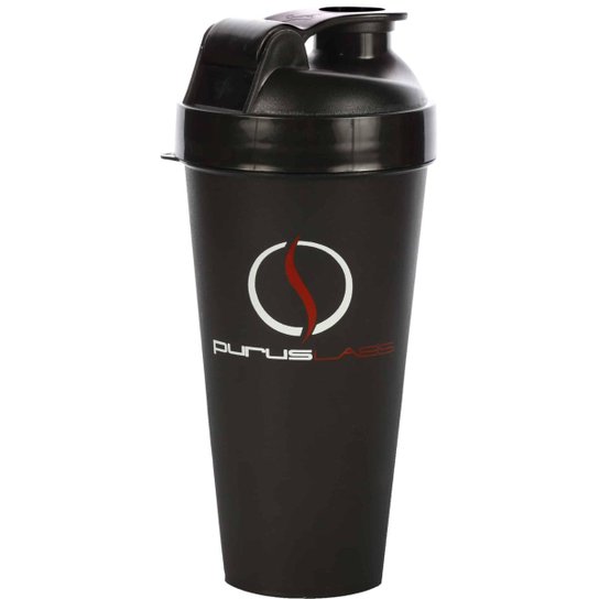 Coqueteleira Purus Labs 600ml - Preto Menor preço em Coqueteleira Purus Labs 600ml - Preto