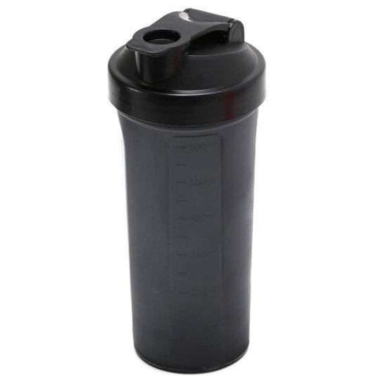 Coqueteleira Shaker 600 Ml - Academia Fitness Suplementos - Preto Menor preço em Coqueteleira Shaker 600 Ml - Academia Fitness Suplementos - Preto