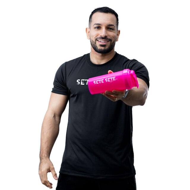 Coqueteleira Shaker Academia Garrafa 600ml 77 Esportes