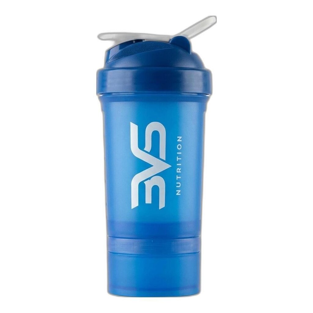 Coqueteleira Shaker Com 2 Compartimentos Para Pó E Cápsulas Academia 500ml