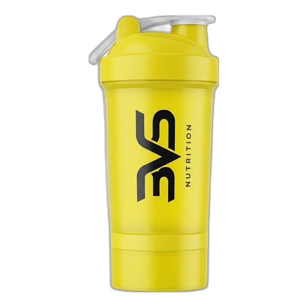 Coqueteleira Shaker Com 2 Compartimentos Para Pó E Cápsulas Academia 500ml