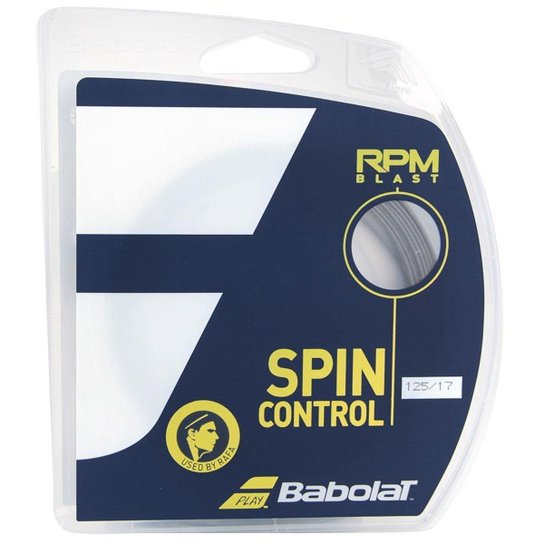 Corda Babolat RPM Blast 17L 1.25mm Preta - Set Individual - Preto Menor preço em Corda Babolat RPM Blast 17L 1.25mm Preta - Set Individual - Preto