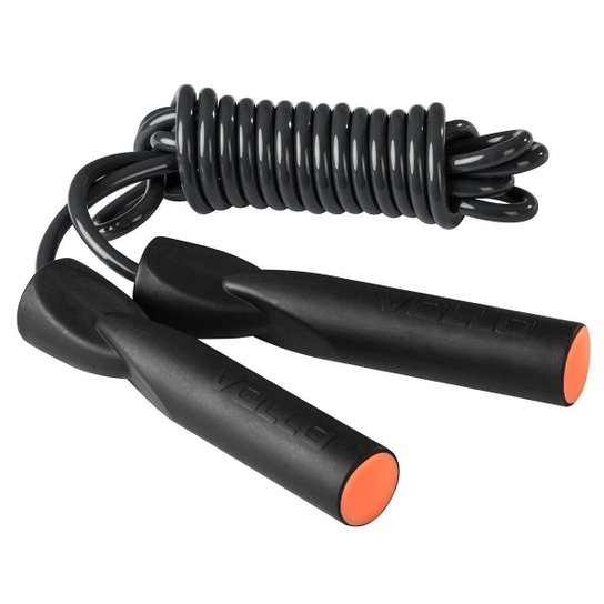Corda de Pular de PVC com Rolamento VLS Vollo Sports 275 X 0,6cm - Preto Menor preço em Corda de Pular de PVC com Rolamento VLS Vollo Sports 275 X 0,6cm - Preto