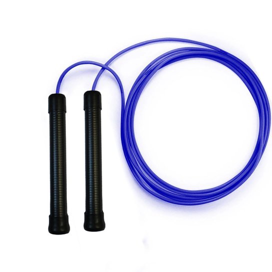 Corda De Pular Speed Pvc Com Rolamento Pentagol - Azul Menor preço em Corda De Pular Speed Pvc Com Rolamento Pentagol - Azul