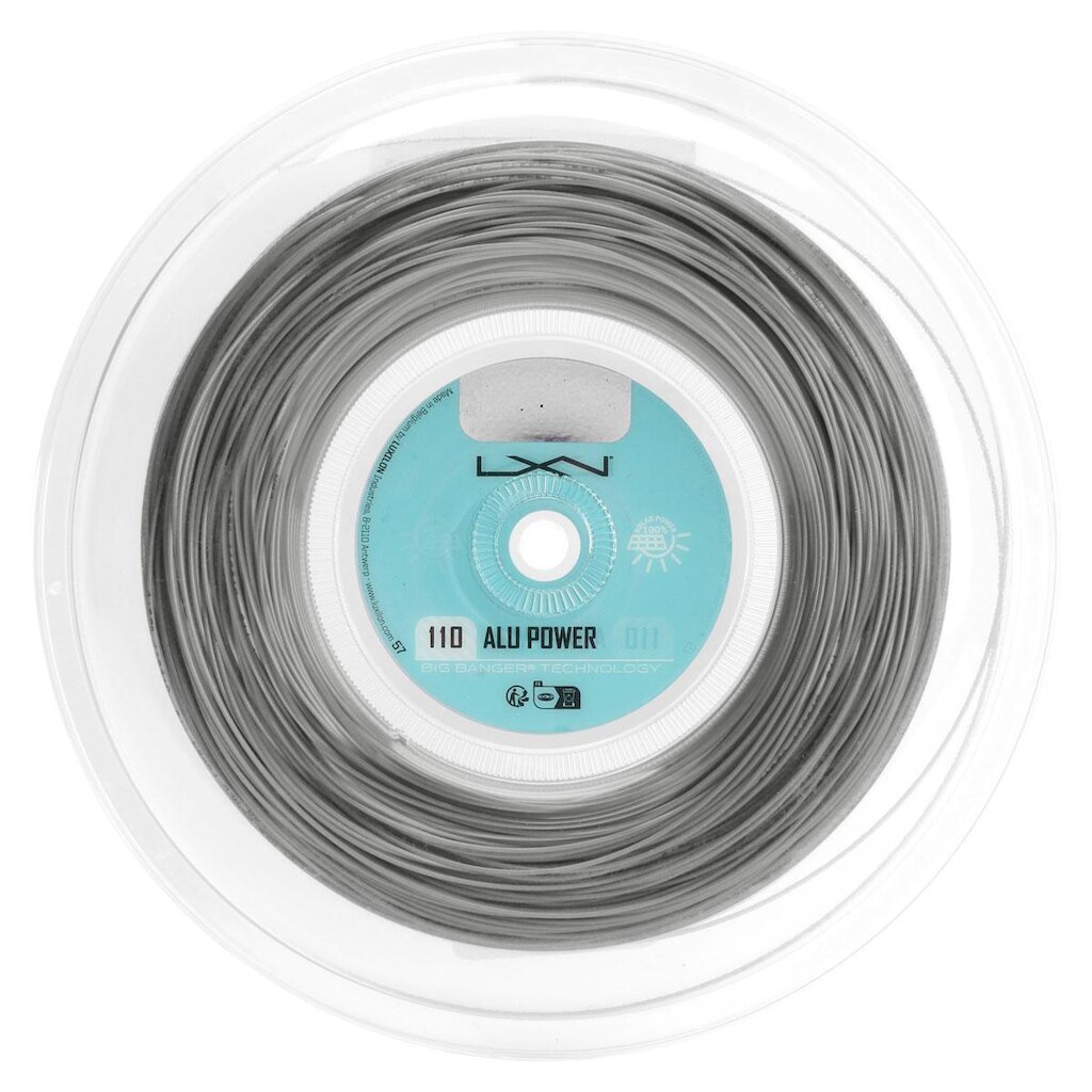 Corda Luxilon Alu Power 18L 1.10mm Prata - 200 Metros